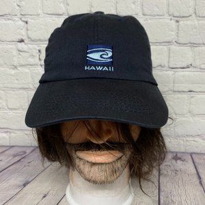 Hawaii dad Hat Cap Strap Back Dark Navy Blue Hawaiian Headwear Embroidered Logo